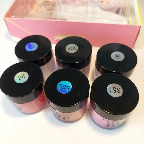 NIB Azurebeauty's "Havana Nights" Dip Powder Nails Kit (6 Colors) - Picture 2 of 6